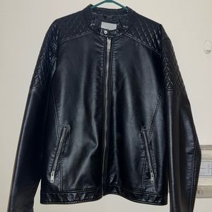 Jack and Jones Core Faux Leather Jacket